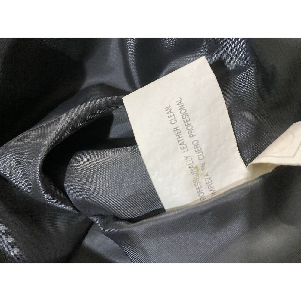 VTG Y2K 90 Jaclyn Smith Green Suede Jacket S Genuine Leather Zip Harrington Coat - Picture 8 of 9